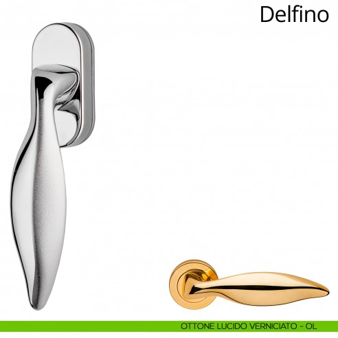 Maniglia per finestra martellina DK Delfino Linea Calì