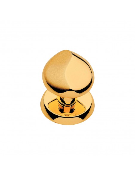 Pomolo per porta fisso Delfino Linea Calì con rosetta tonda