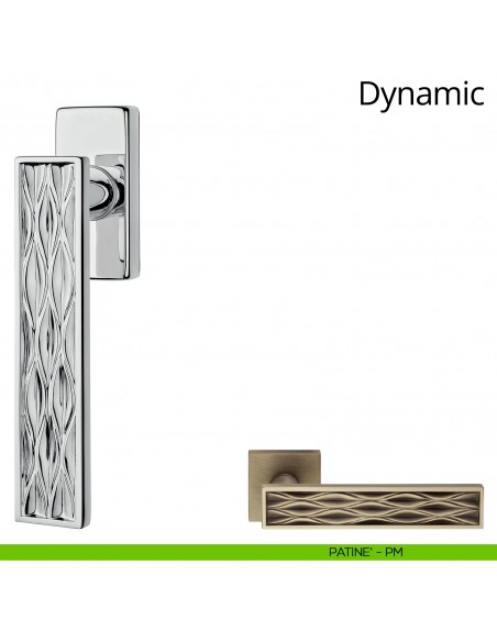 Maniglia per finestra martellina DK Dynamic Linea Calì