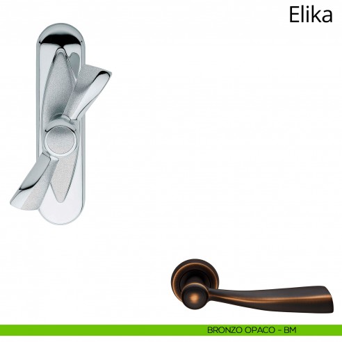 Maniglia per finestra cremonese Elika Linea Calì bronzo opaco