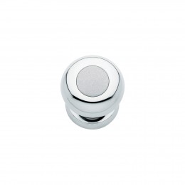 Pomolo per porta girevole Elika Linea Calì con rosetta tonda bronzo opaco