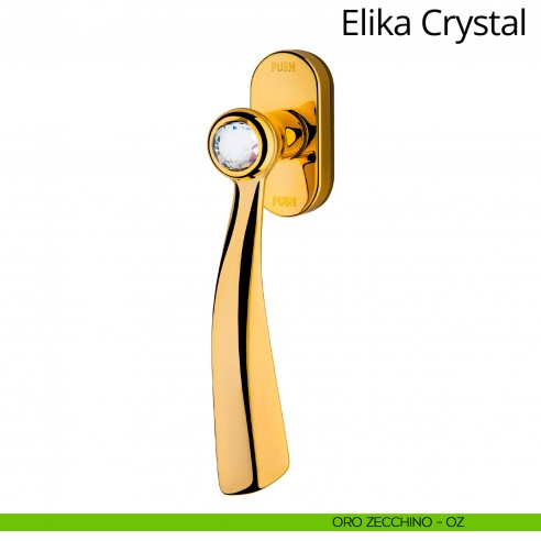 Maniglia Swarovski per finestra martellina DK antintrusione Elika Crystal Linea Calì
