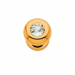 Pomolo Swarovski per porta girevole Elika Crystal Linea Calì con rosetta tonda