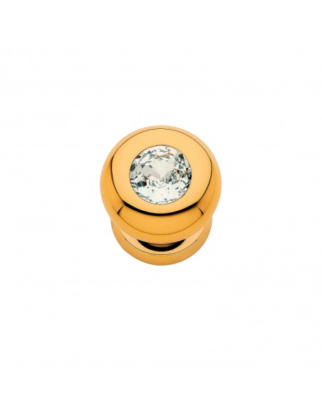 Pomolo Swarovski per porta girevole Elika Crystal Linea Calì con rosetta tonda