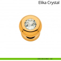 Pomolo Swarovski per porta girevole Elika Crystal Linea Calì con rosetta tonda 2