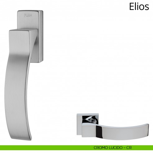 Maniglia per finestra martellina DK antintrusione Elios Linea Calì cromo lucido