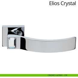 Maniglia Swarovski per porta interna Elios Crystal Linea Calì rosetta tradizionale 2