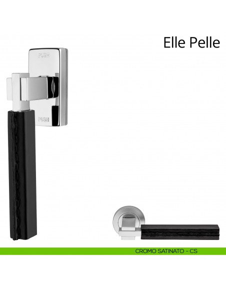 Maniglia per finestra martellina DK antintrusione Elle Pelle Linea Calì