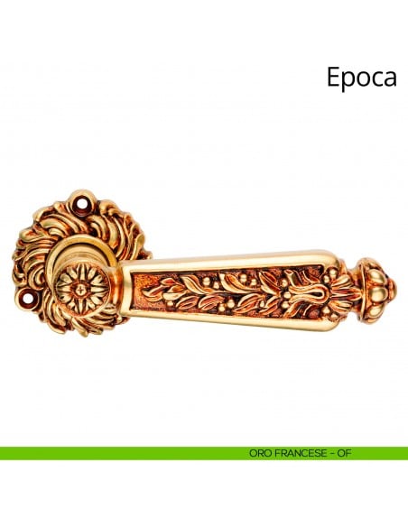 Maniglia per porta interna Epoca Linea Calì oro francese