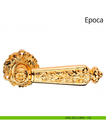 Maniglia per porta interna Epoca Linea Calì oro zecchino