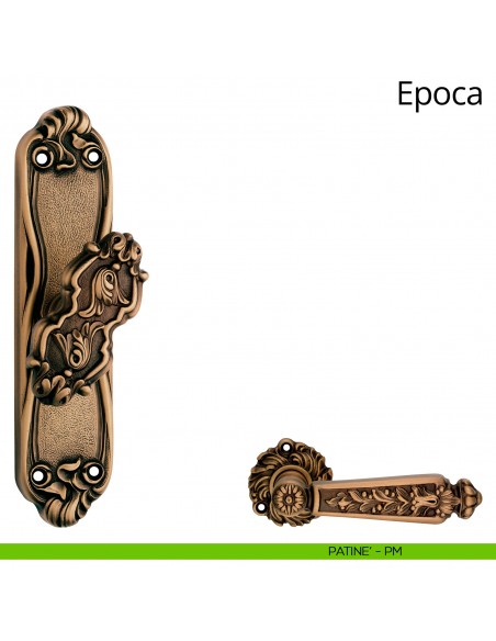 Maniglia per finestra cremonese Epoca Linea Calì patinè