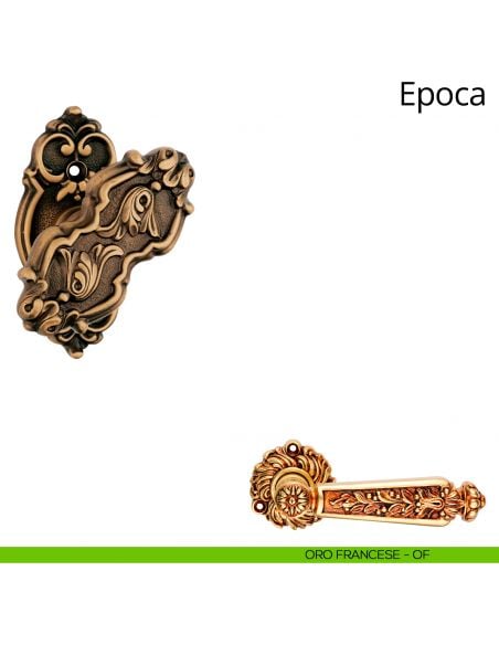 Maniglia per finestra martellina Epoca Linea Calì oro francese