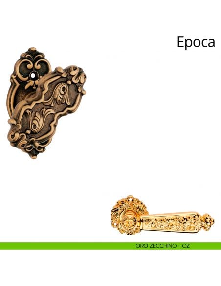 Maniglia per finestra martellina Epoca Linea Calì oro zecchino