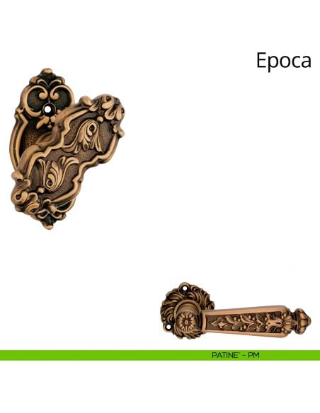 Maniglia per finestra martellina Epoca Linea Calì patinè