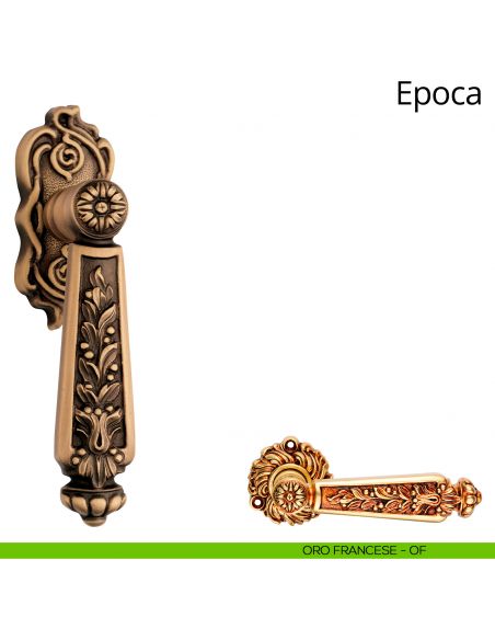 Maniglia per finestra martellina DK Epoca Linea Calì oro francese