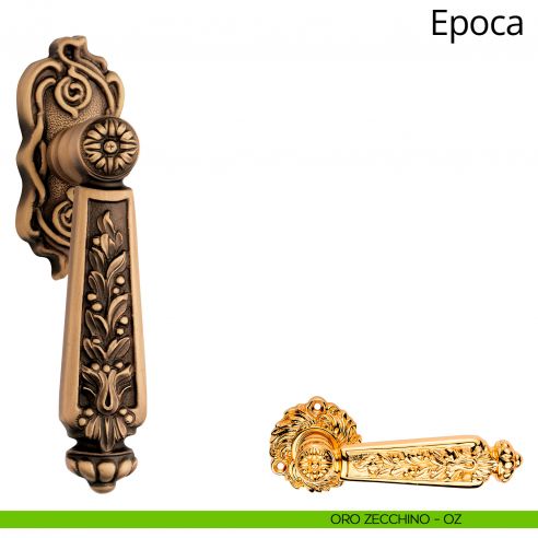 Maniglia per finestra martellina DK Epoca Linea Calì oro zecchino