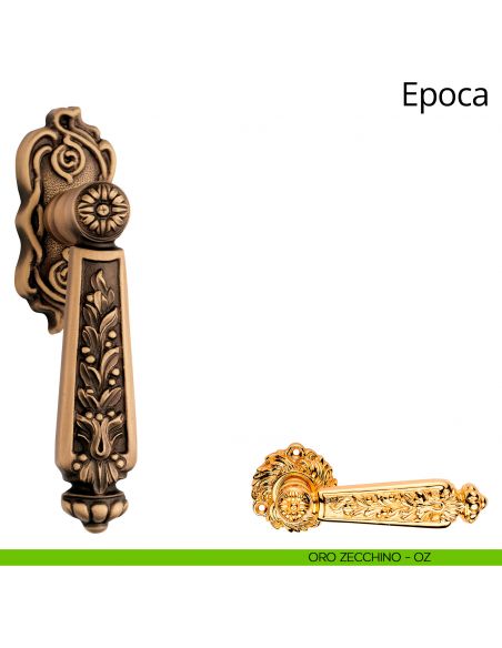 Maniglia per finestra martellina DK Epoca Linea Calì oro zecchino