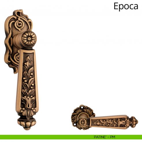 Maniglia per finestra martellina DK Epoca Linea Calì patinè