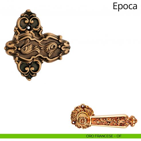 Pomolo per porta fisso Epoca Linea Calì oro francese