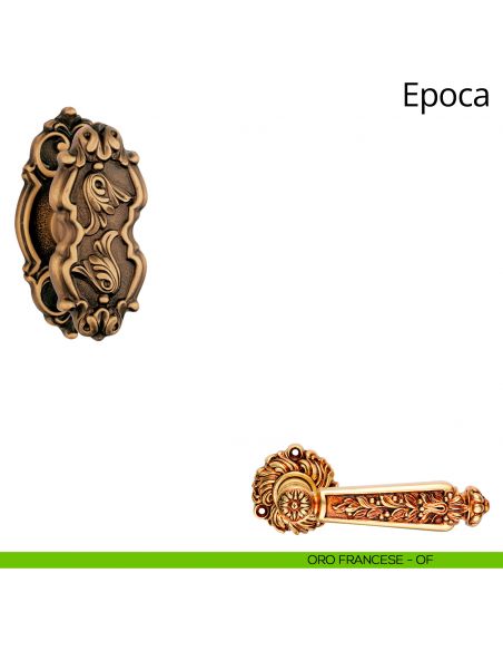 Pomolo per porta girevole Epoca Linea Calì oro francese