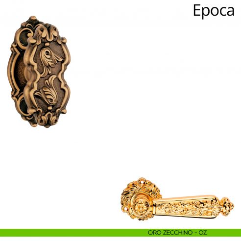Pomolo per porta girevole Epoca Linea Calì oro zecchino