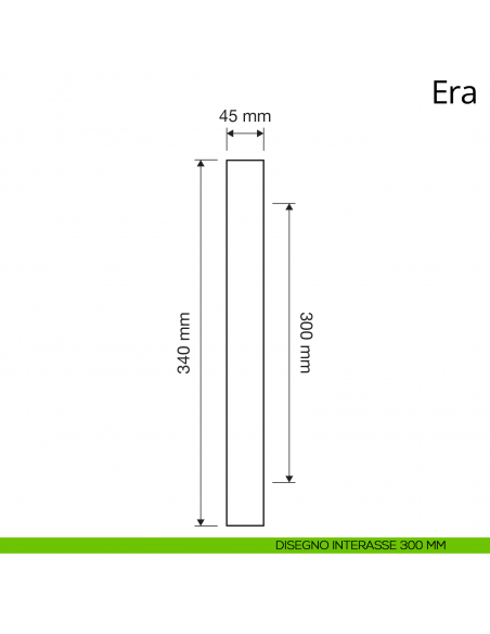 Maniglione per porta dritto Era Linea Calì