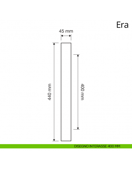 Maniglione per porta dritto Era Linea Calì