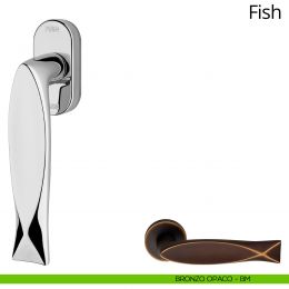 Maniglia per finestra martellina DK antintrusione Fish Linea Calì 2
