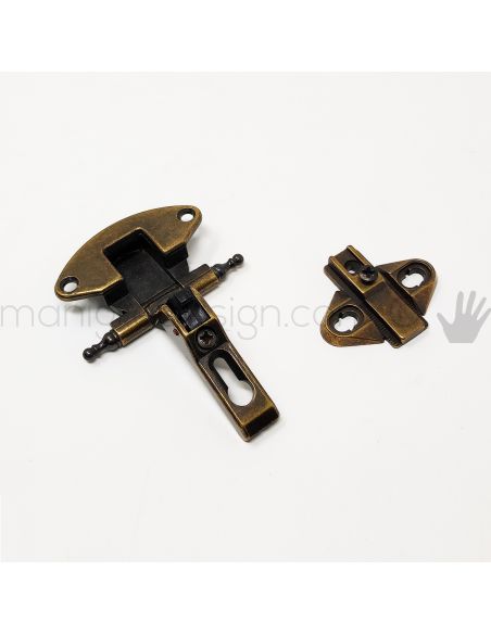 Cerniera zancata bronzo per mobili diametro 35 mm MG42580