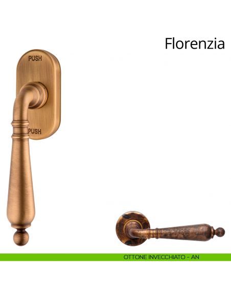 Maniglia per finestra martellina DK antintrusione Florenzia Linea Calì