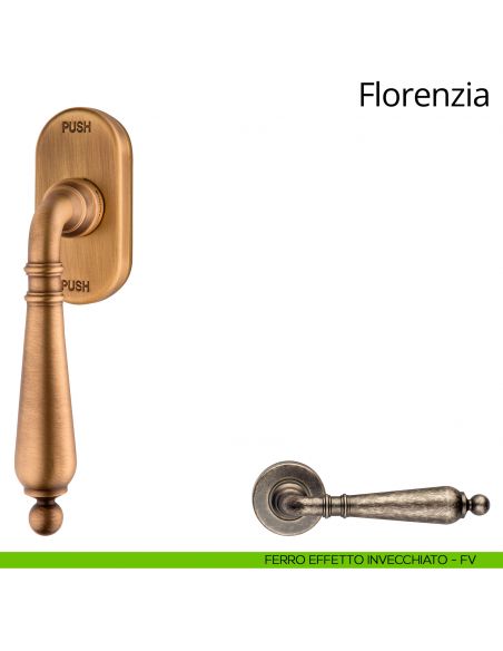 Maniglia per finestra martellina DK antintrusione Florenzia Linea Calì