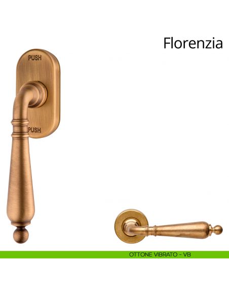 Maniglia per finestra martellina DK antintrusione Florenzia Linea Calì