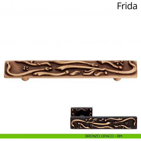 Maniglia per mobile Frida Linea Calì bronzo opaco