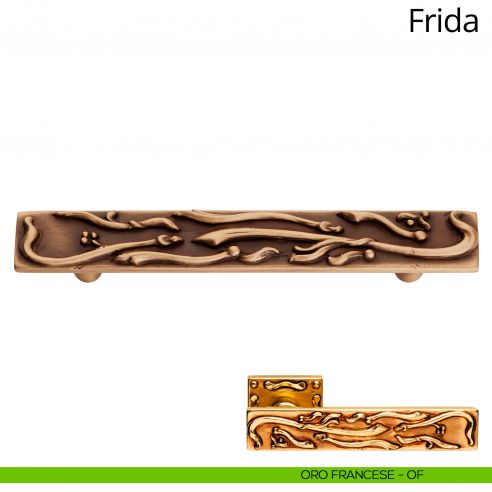 Maniglia per mobile Frida Linea Calì oro francese