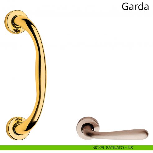 Maniglione per porta Garda Linea Calì nickel satinato