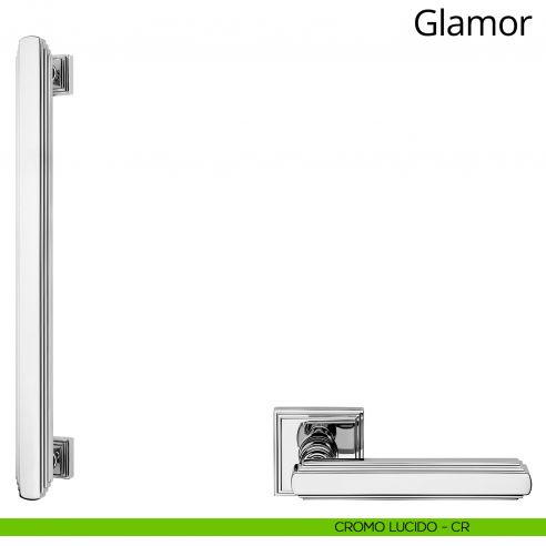 Maniglione per porta dritto Glamor Linea Calì