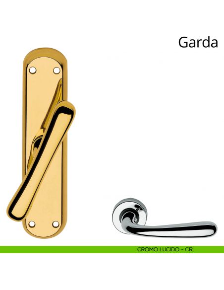 Maniglia per finestra cremonese Garda Linea Calì cromo
