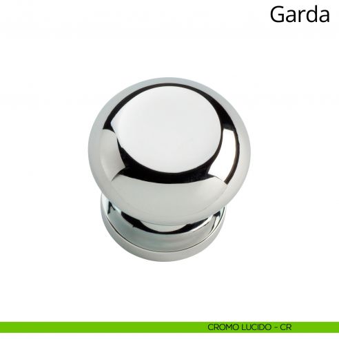Pomolo per porta fisso Garda Linea Calì cromo