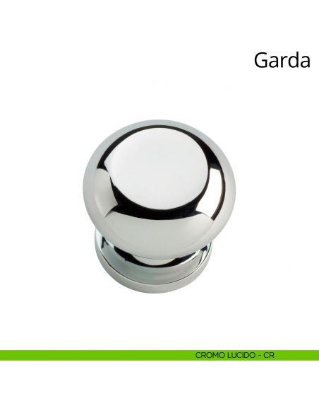 Pomolo per porta fisso Garda Linea Calì cromo