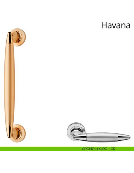 Maniglione per porta dritto Havana Linea Calì cromo