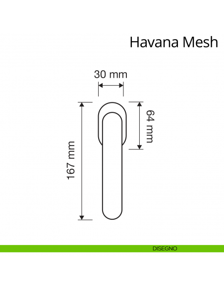 Maniglia per finestra martellina DK con Swarovski Havana Mesh Linea Calì disegno