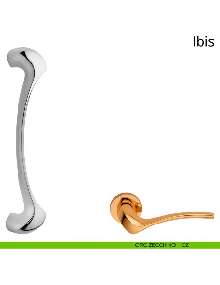 Maniglione per porta Ibis Linea Calì oro zecchino