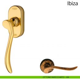 Maniglia per finestra martellina DK antintrusione ibiza Linea Calì 2