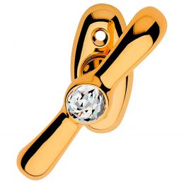 Maniglia per finestra martellina Idea Crystal Linea Calì