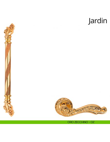 Maniglione per porta Jardin Linea Calì oro zecchino
