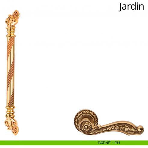 Maniglione per porta Jardin Linea Calì patinè