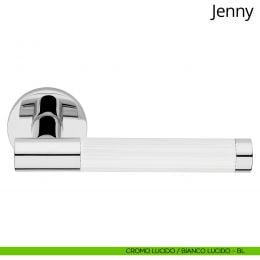 Maniglia per porta interna Jenny Linea Calì rosetta tonda tradizionale 2