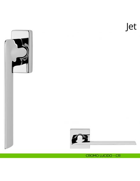 Maniglia per finestra martellina DK Jet Linea Calì cromo