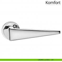 Maniglia per porta interna Komfort Linea Calì rosetta tonda tradizionale 2