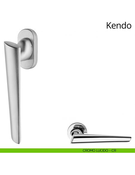 Maniglia per finestra martellina DK Kendo Linea Calì cromo